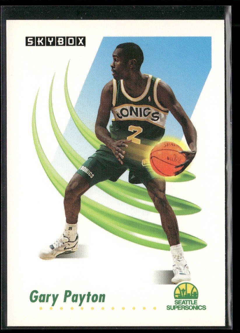 Gary Payton Player Lot Bundle 10 Basketball Cards GP001 Supersonics back
