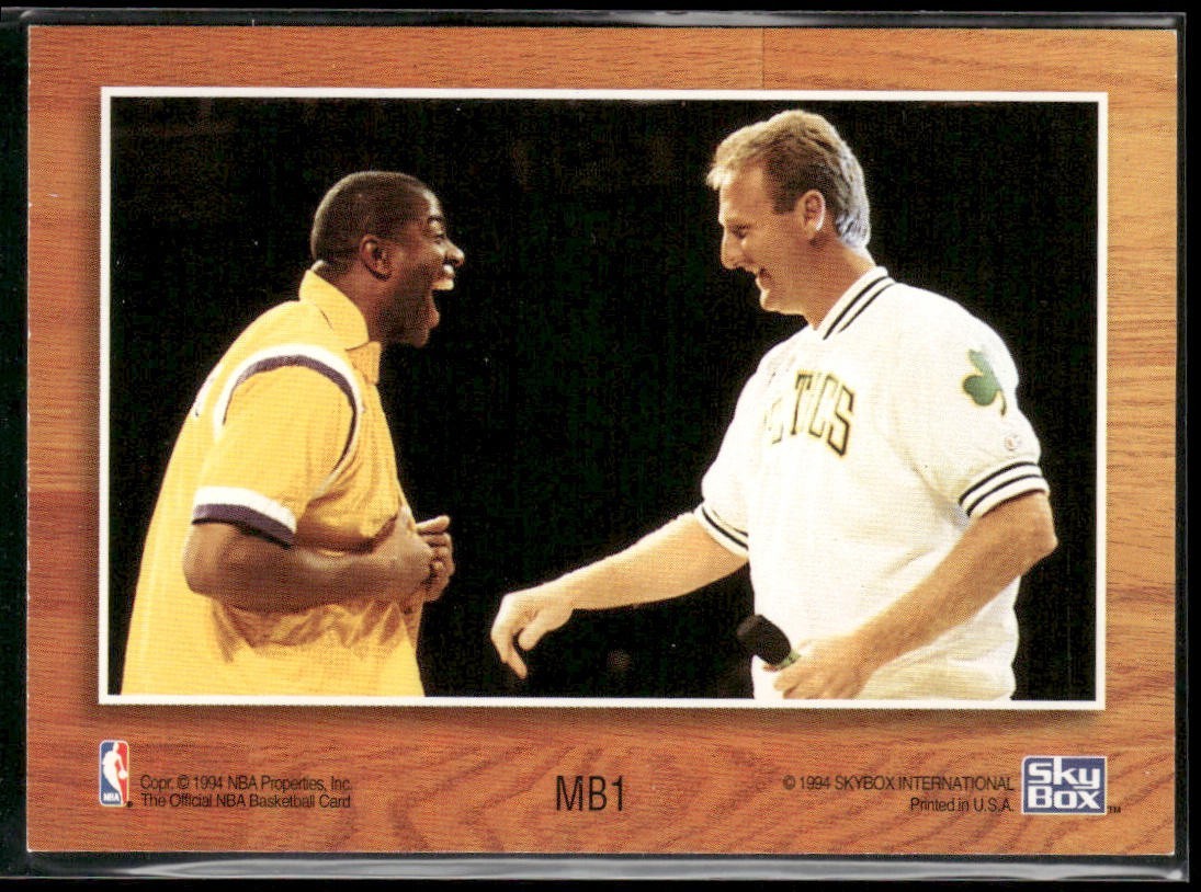 Magic Johnson Player Lot Bundle 10 Basketball Cards MJ002 Lakers back