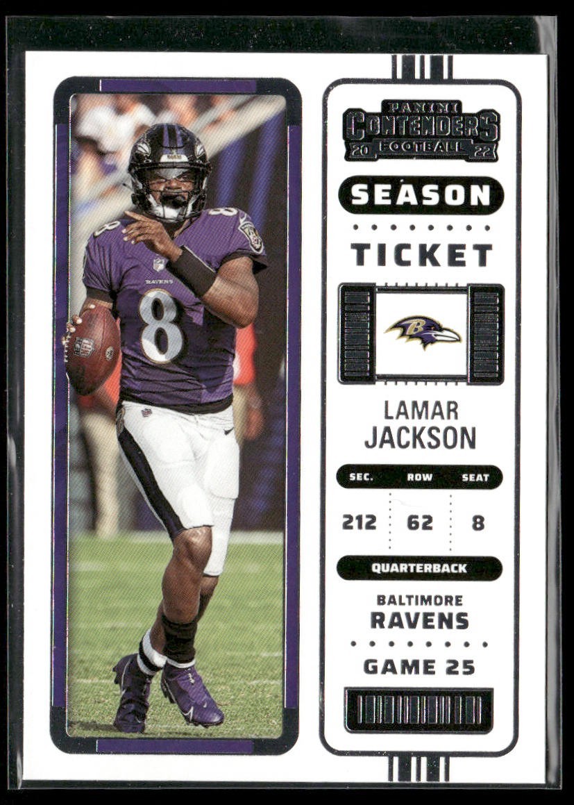 Lamar Jackson Player Lot Bundle 10 Different Football Cards LJ001 Ravens back