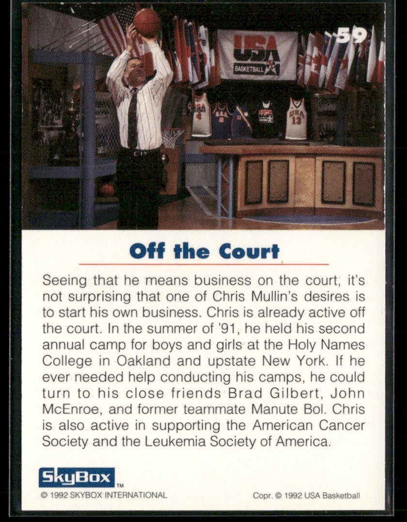 Chris Mullin Player Lot Bundle 10 Basketball Cards CM004 Warriors back