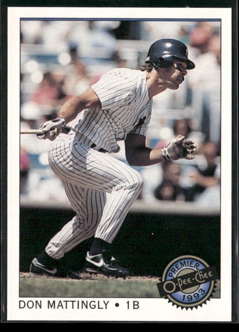 Don Mattingly Player Lot Bundle 10 Different Baseball Cards DM001 Yankees back