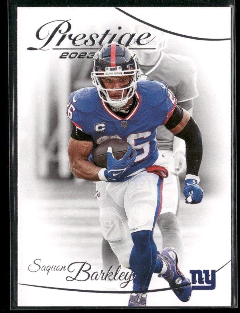 Saquon Barkley Player Lot Bundle 10 Different Football Cards SB003 Giants back