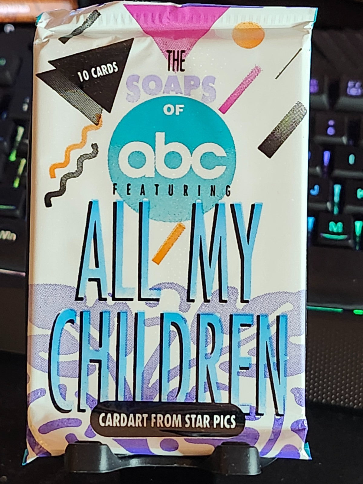 1991 The Soaps of ABC Featuring All My Children Trading Cards Sealed Pack front