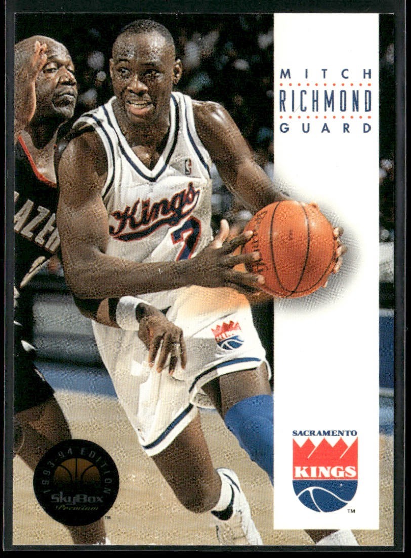 Mitch Richmond Player Lot Bundle 10 Basketball Cards MR001 Kings back