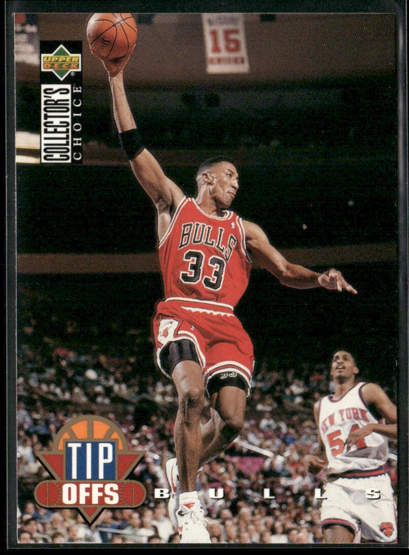 Scottie Pippen Player Lot Bundle 10 Basketball Cards SP004 Chicago Bulls back