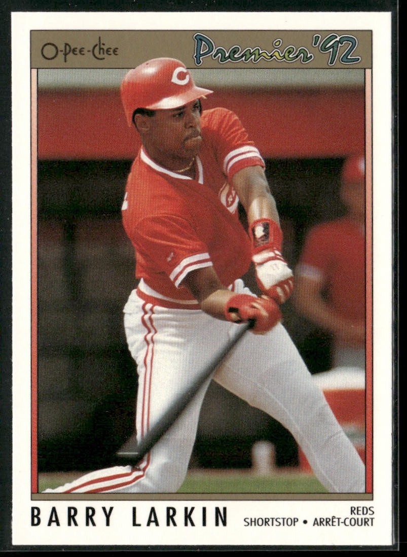 Barry Larkin Player Lot Bundle 10 Different Baseball Cards BL002 Reds back