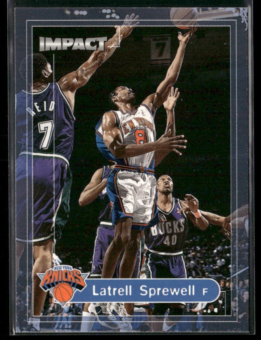 Latrell Sprewell Player Lot Bundle 10 Basketball Cards LS002 Warriors Knicks back