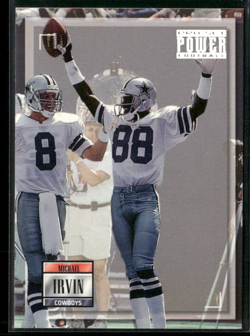 Michael Irvin Player Lot Bundle 10 Different Football Cards MI004 Cowboys back
