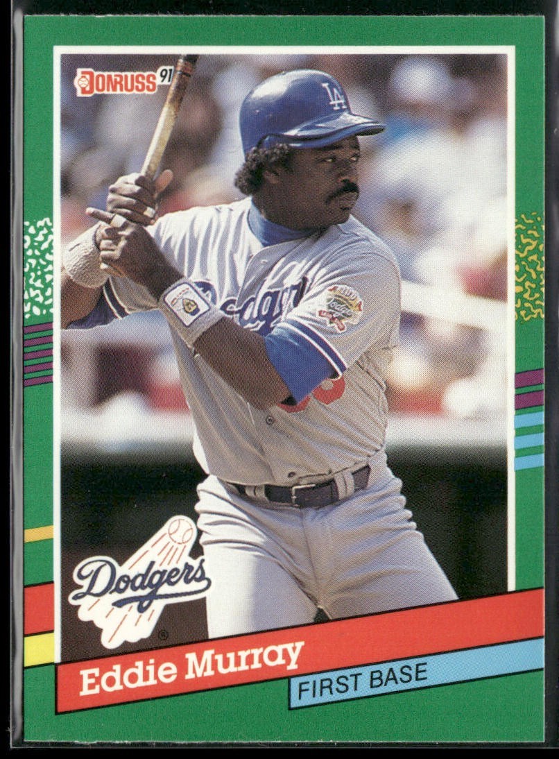 Eddie Murray Player Lot Bundle 10 Different Baseball Cards EM001 Orioles Mets back