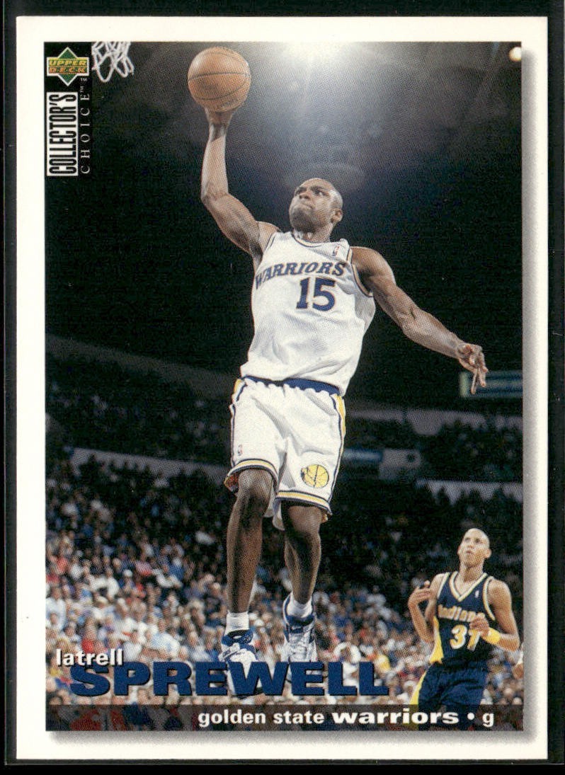 Latrell Sprewell Player Lot Bundle 10 Basketball Cards LS001 Warriors Knicks back