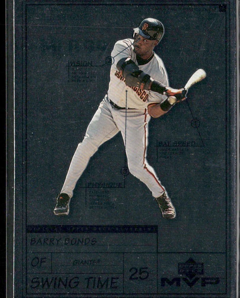 Barry Bonds Player Lot Bundle 10 Different Baseball Cards BB002 Giants Pirates back