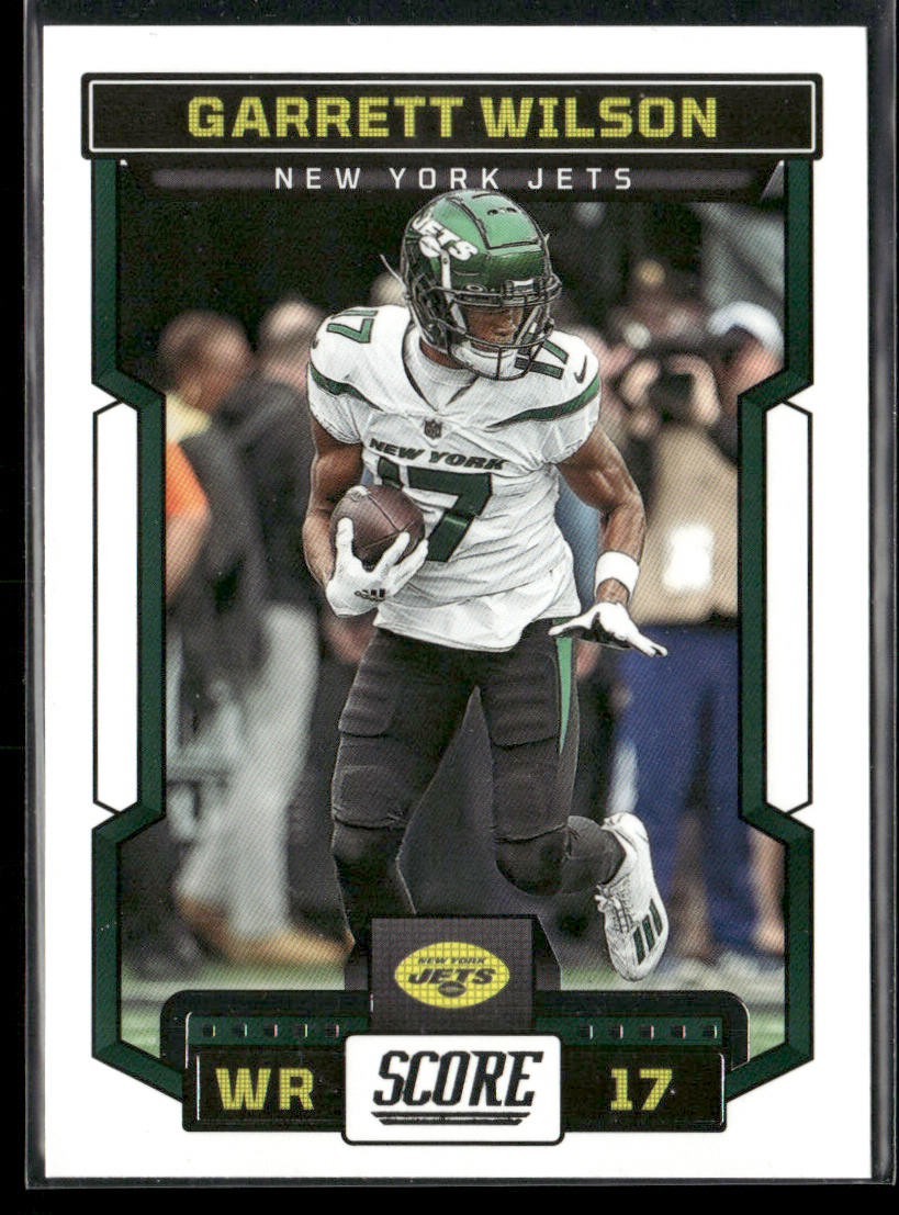 Garrett Wilson Player Lot Bundle 10 Different Football Cards GW002 Jets 4 RC back