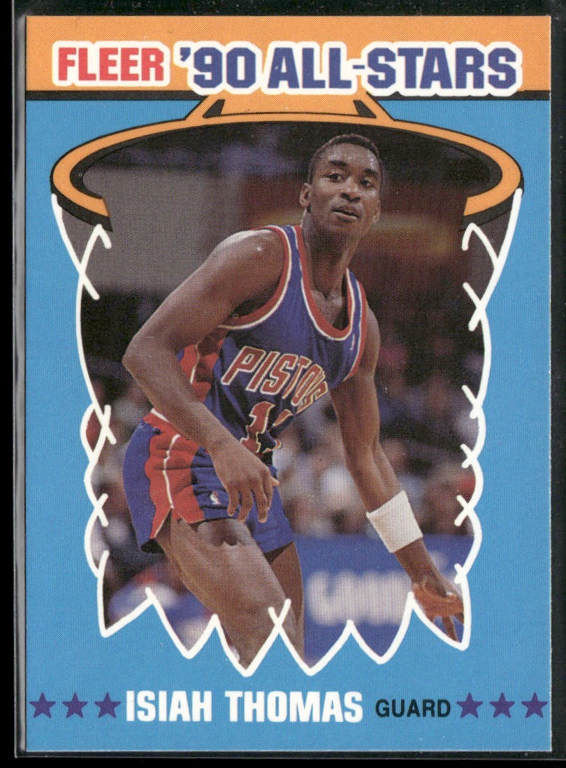 Isiah Thomas Player Lot Bundle 10 Basketball Cards IT001 Pistons front