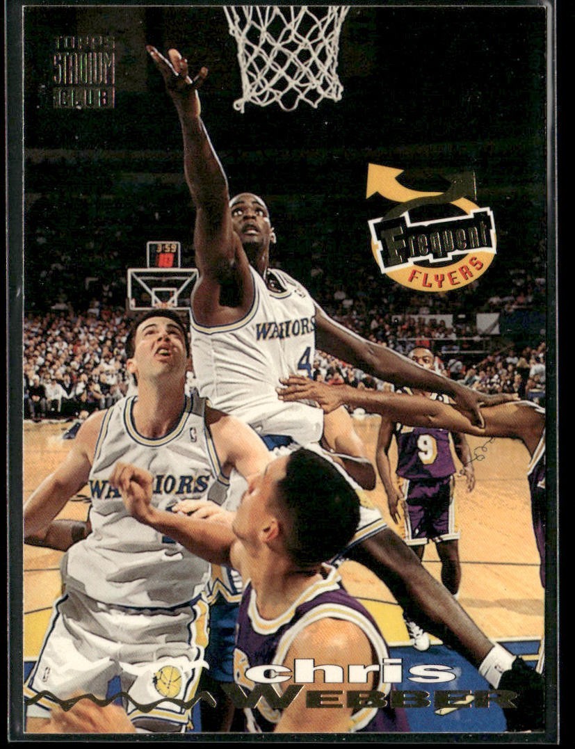 Chris Webber Player Lot Bundle 10 Basketball Cards CW003 Warriors 1 RC back