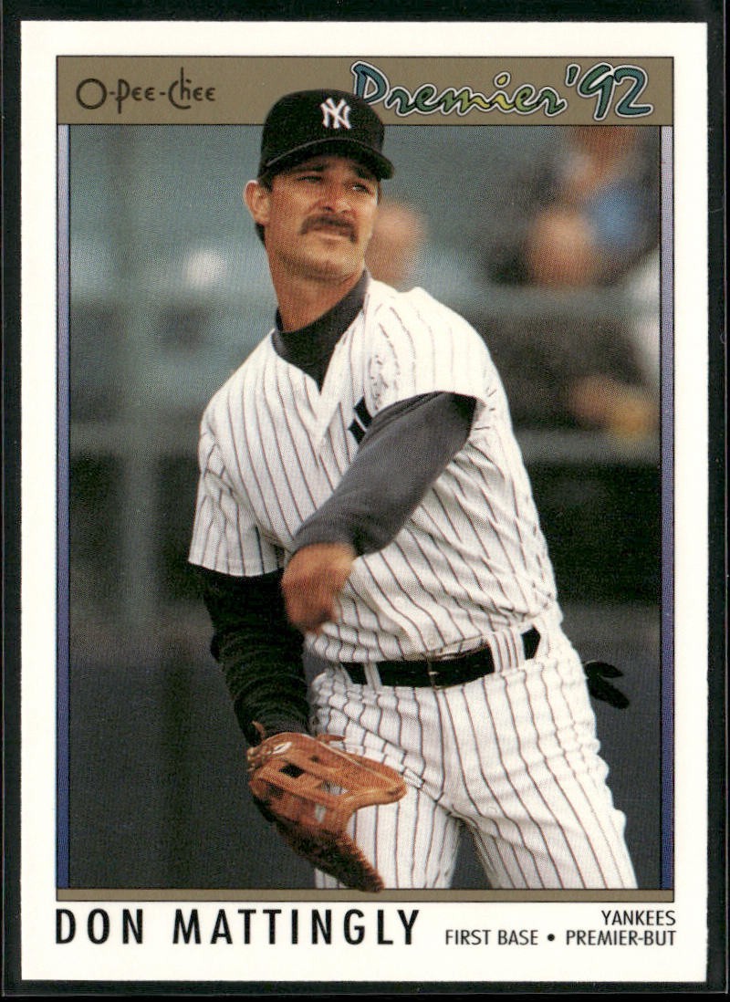 Don Mattingly Player Lot Bundle 10 Different Baseball Cards DM001 Yankees back