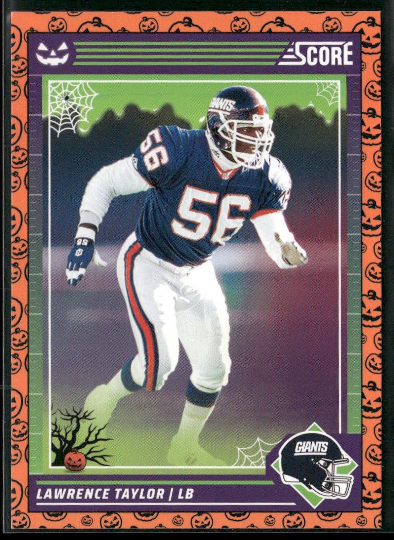 Lawrence Taylor Player Lot Bundle 10 Different Football Cards LT004 Giants back