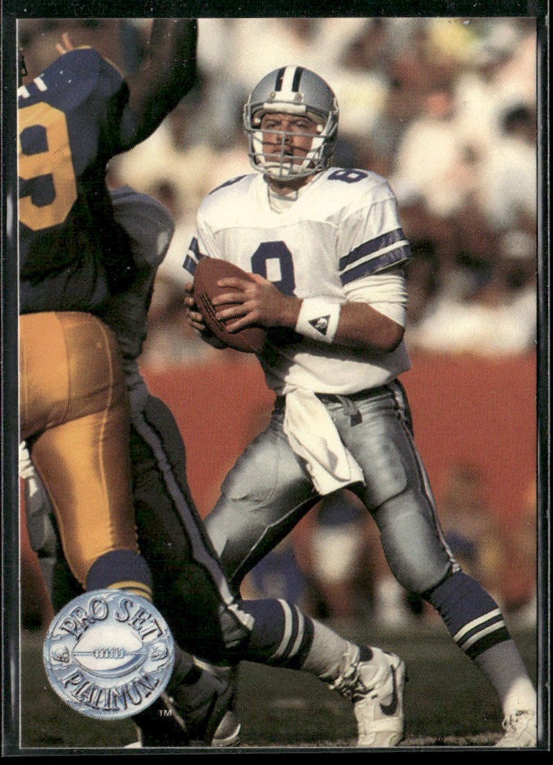 Troy Aikman Player Lot Bundle 10 Different Football Cards TA008 Cowboys back