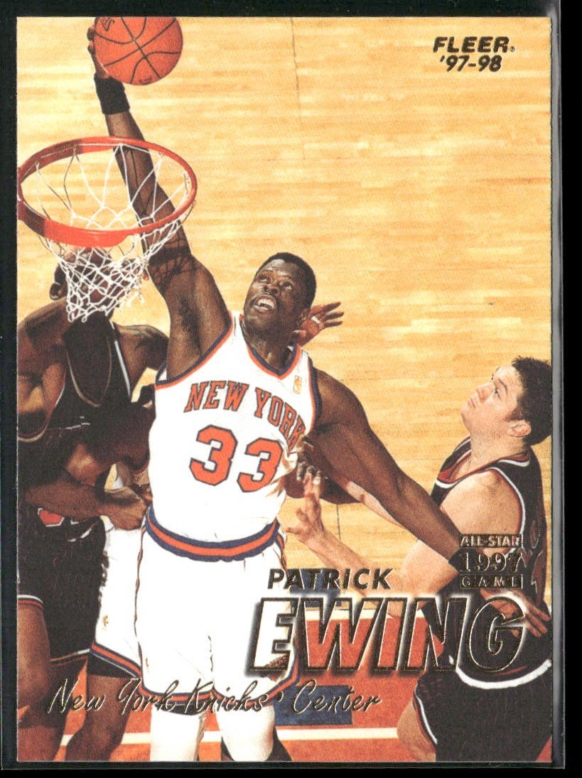 Patrick Ewing Player Lot Bundle 10 Basketball Cards PE001 New York Knicks back