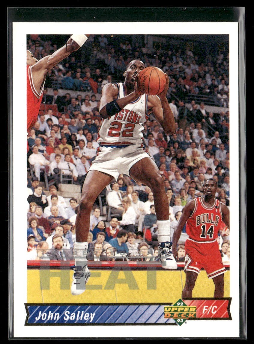 John Salley Player Lot Bundle 10 Basketball Cards JS002 Heat Pistons back
