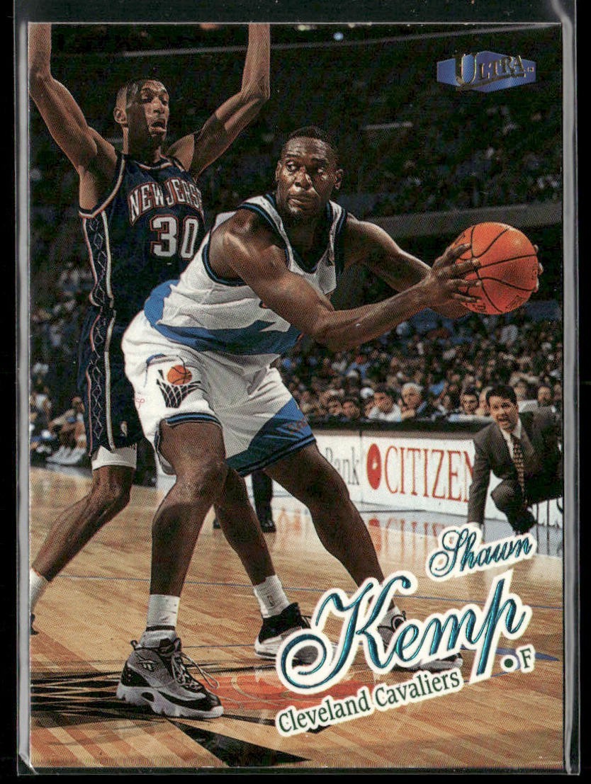 Shawn Kemp Player Lot Bundle 10 Basketball Cards SK004 Supersonics Cavs back