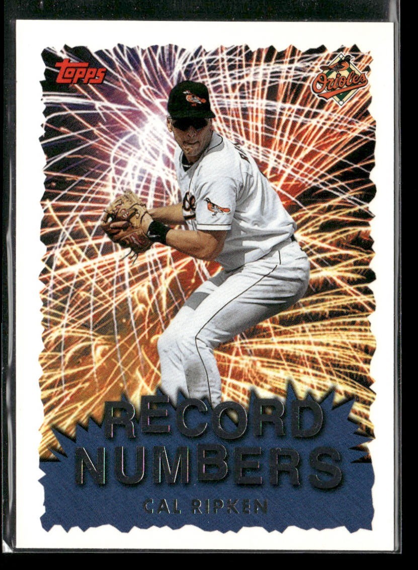 Cal Ripken Jr. Player Lot Bundle 10 Different Baseball Cards CRJ001 Orioles back