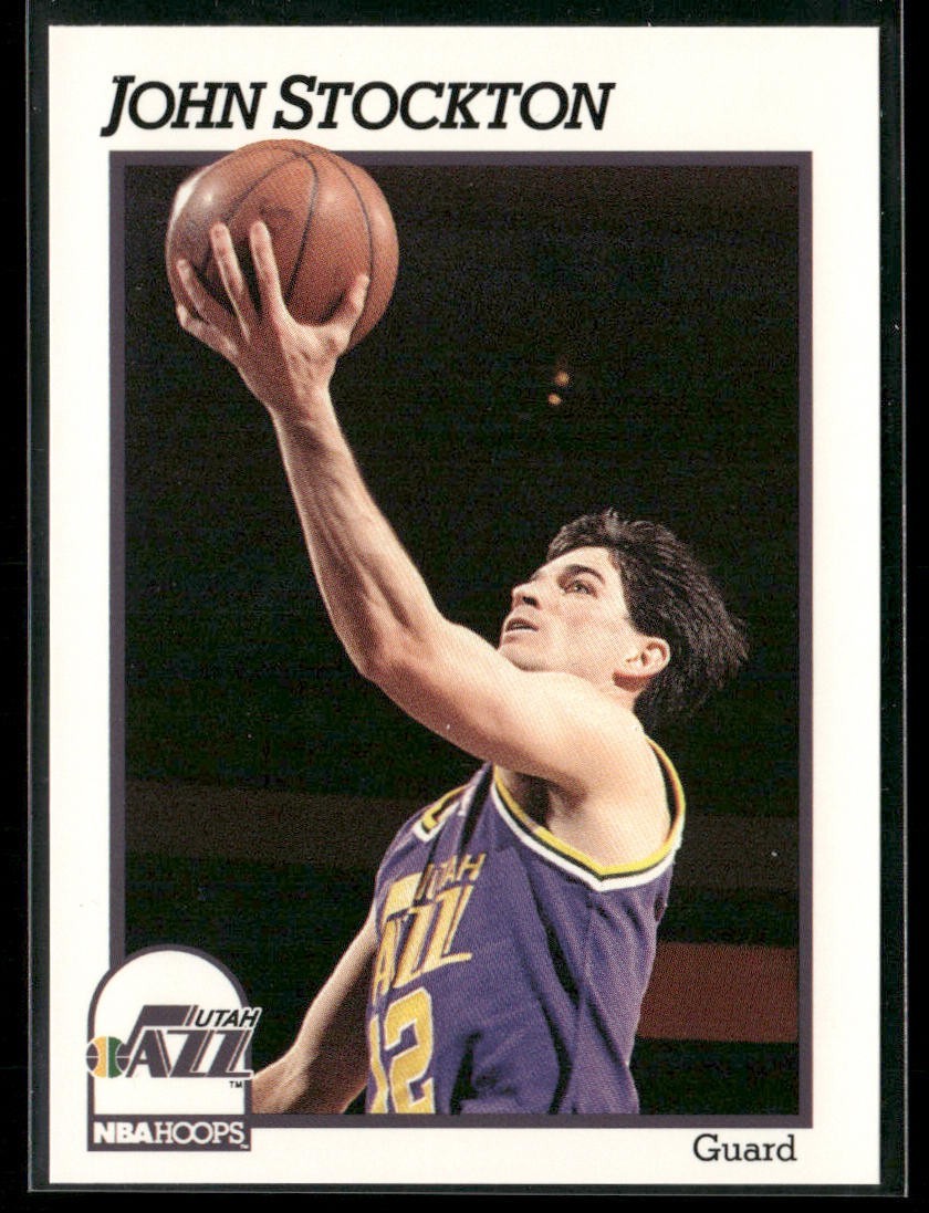 John Stockton Player Lot Bundle 10 Basketball Cards JS003 Utah Jazz back