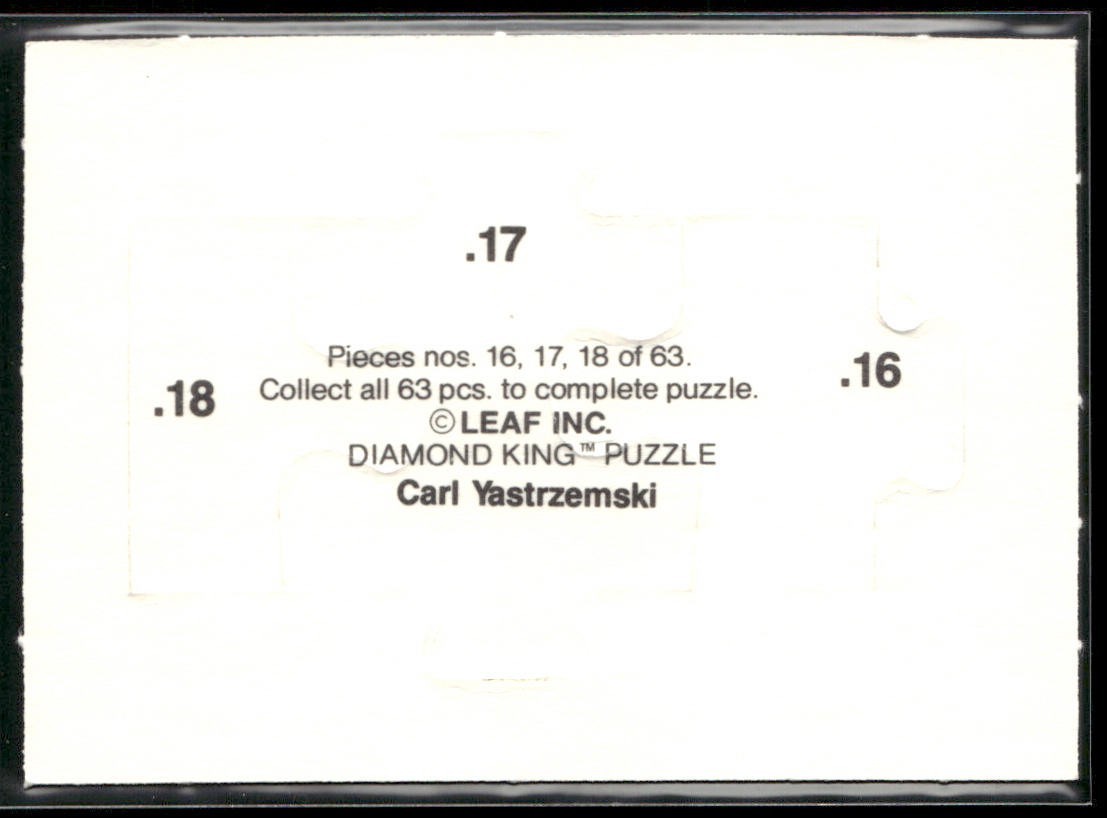 Puzzle Piece Lot Bundle 10 Different Baseball Cards P014 back