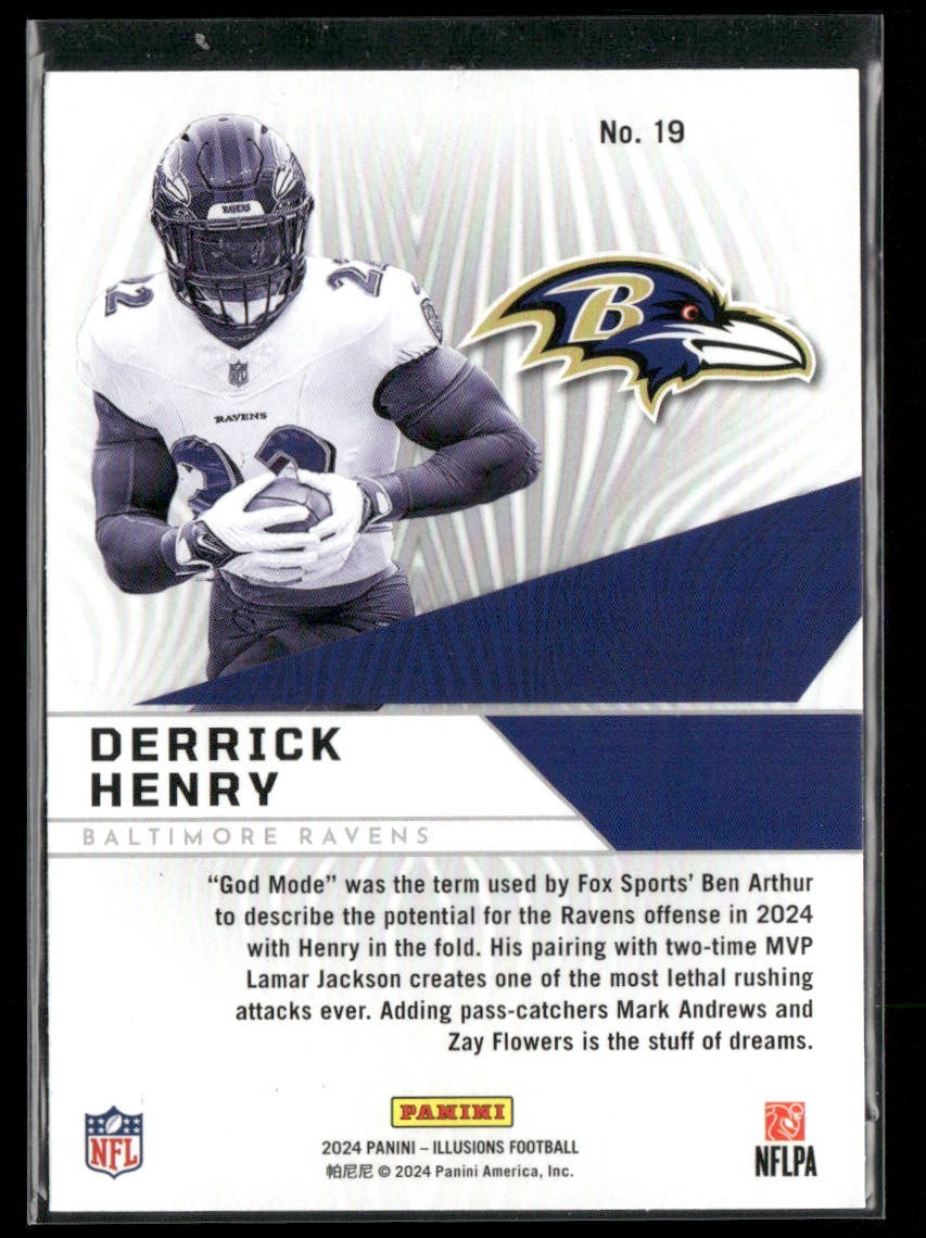 Derrick Henry Player Lot Bundle 10 Football Cards DH003 Titans Ravens back