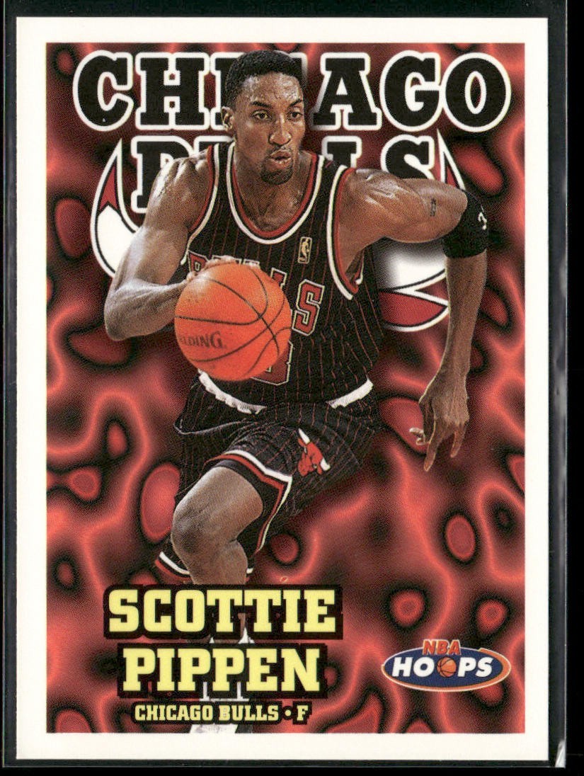 Scottie Pippen Player Lot Bundle 10 Basketball Cards SP004 Chicago Bulls back
