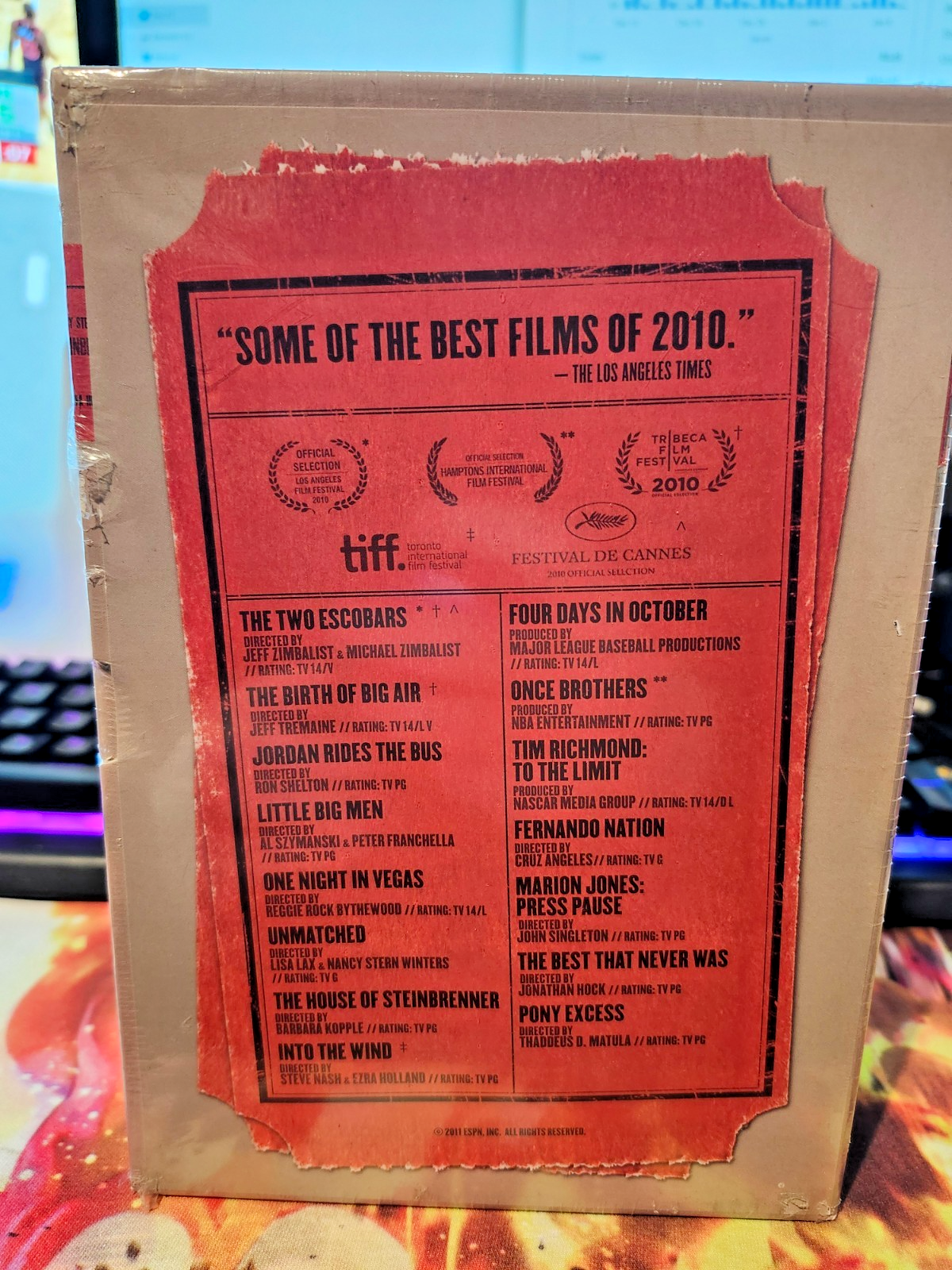 ESPN 30 for 30 Gift Set Collection | Volumes 1 & 2 DVD | Factory Sealed back