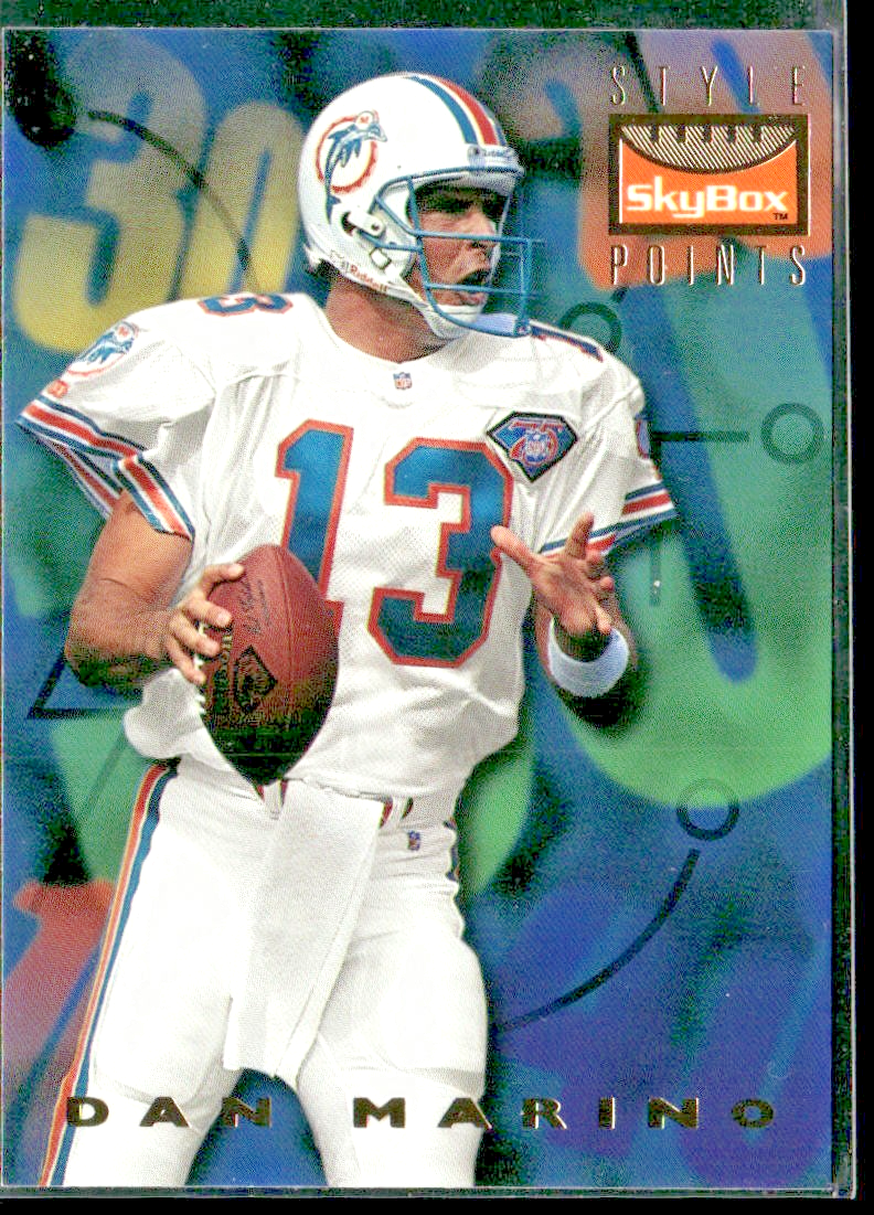 Dan Marino Player Lot Bundle 10 Different Football Cards DM005 Dolphins front