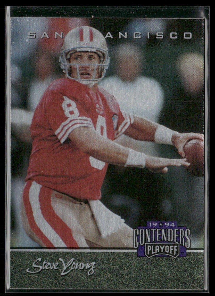 Steve Young Player Lot Bundle 10 Different Football Cards SY006 49ers back