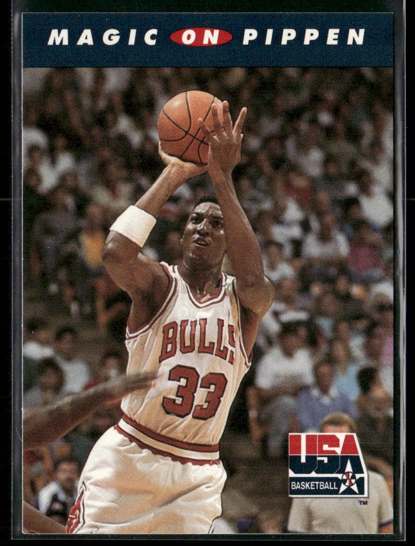 Scottie Pippen Player Lot Bundle 10 Basketball Cards SP002 Chicago Bulls back