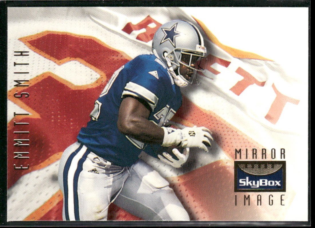 Emmitt Smith Player Lot Bundle 10 Different Football Cards ES002 Cowboys front