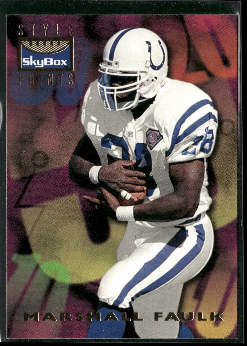 Marshall Faulk Player Lot Bundle 10 Different Football Cards MF004 Colts Rams back