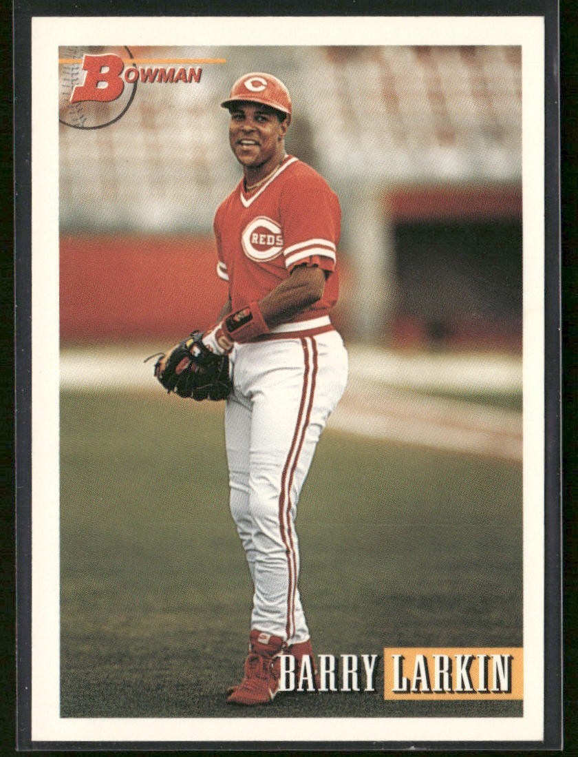 Barry Larkin Player Lot Bundle 10 Different Baseball Cards BL001 Reds back