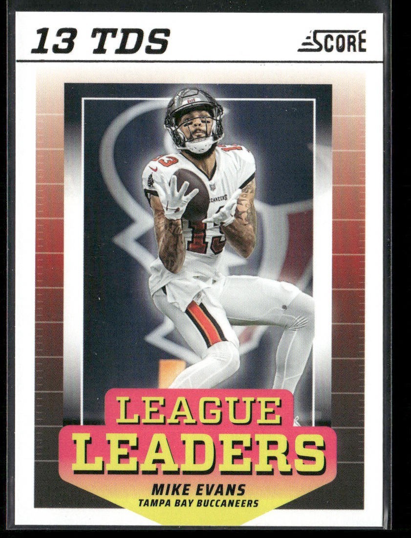 Mike Evans Player Lot Bundle 10 Different Football Cards ME002 Buccaneers back