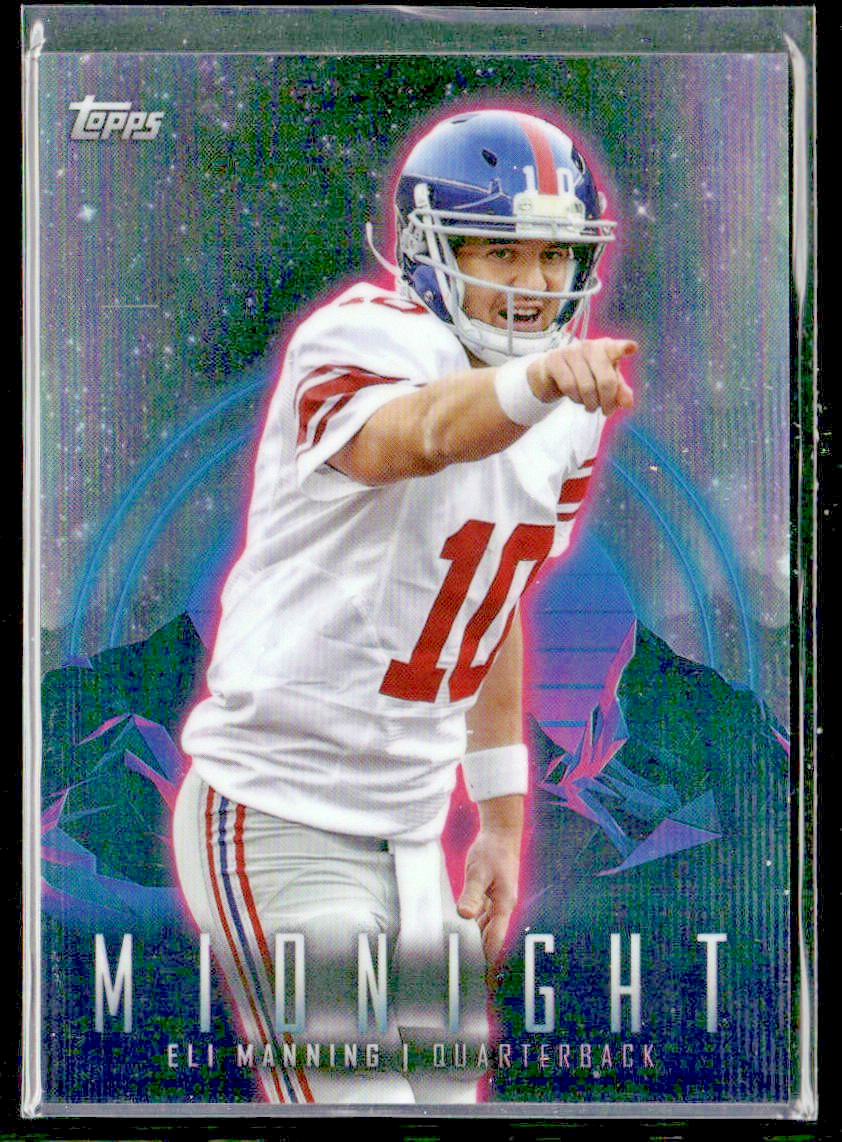 Eli Manning Player Lot Bundle 10 Football Cards EM001 Giants front