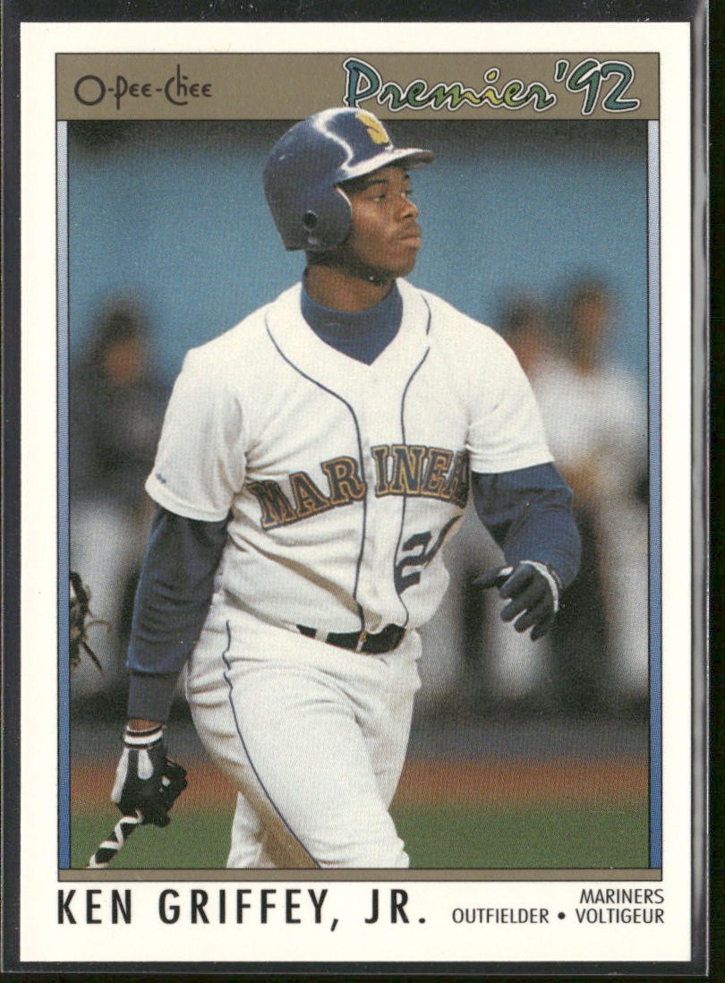Ken Griffey Jr. Player Lot Bundle 10 Different Baseball Cards KGJ001 Mariners back