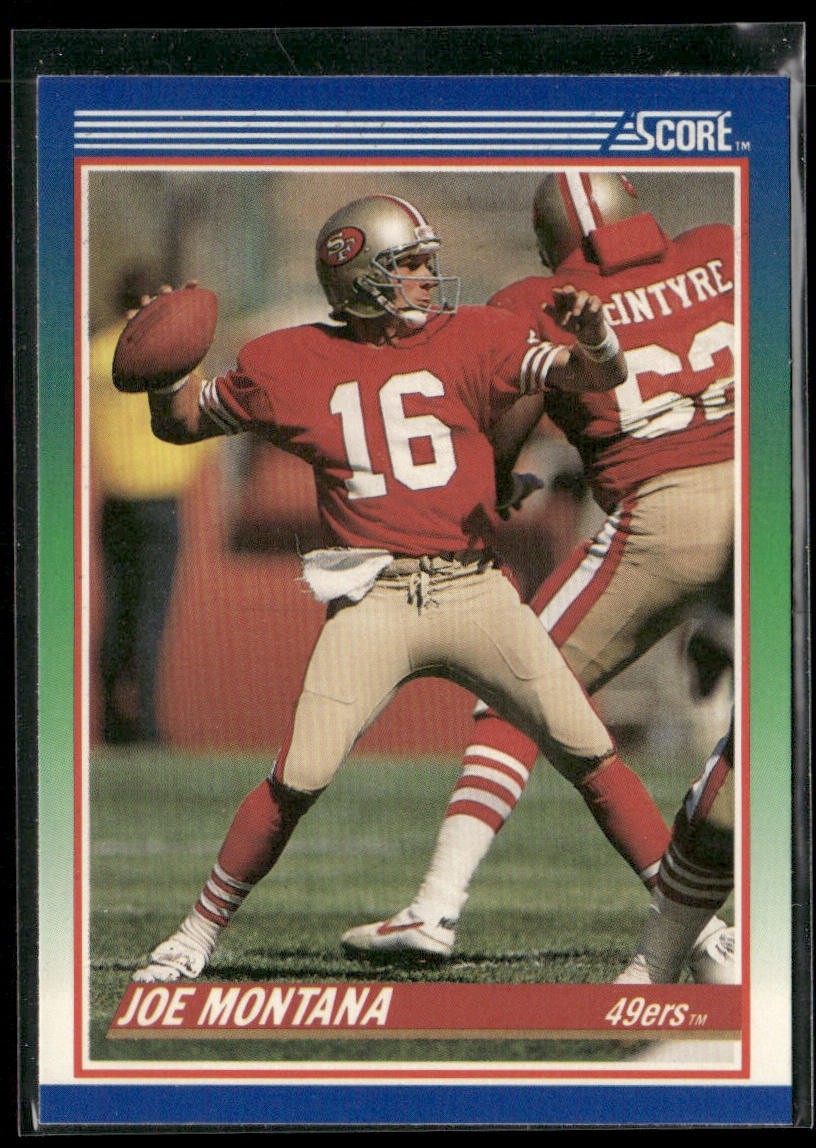 Joe Montana Player Lot Bundle 10 Different Football Cards JM002 49ers Chiefs back
