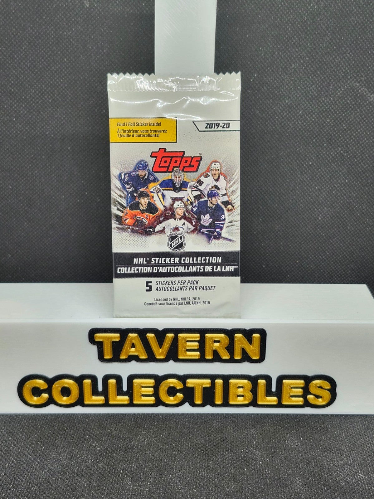 2019-20 Topps NHL Sticker Factory Sealed Pack front