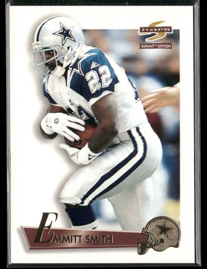 Emmitt Smith Player Lot Bundle 10 Different Football Cards ES006 Cowboys back