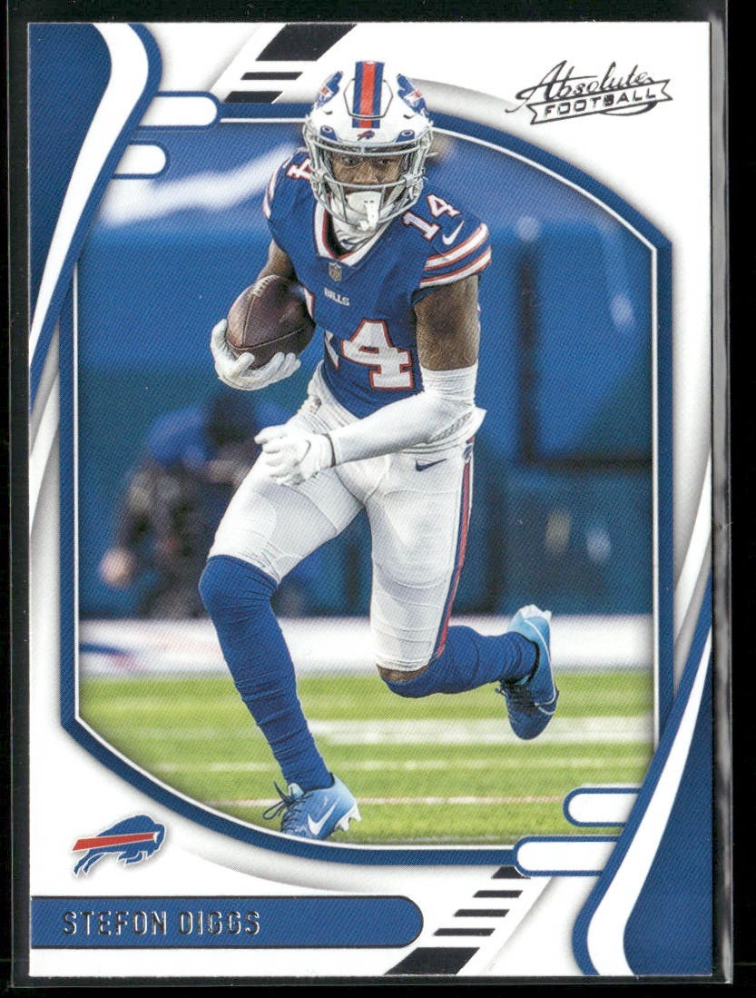 Stefon Diggs Player Lot Bundle 10 Different Football Cards SD001 Bills Vikings back