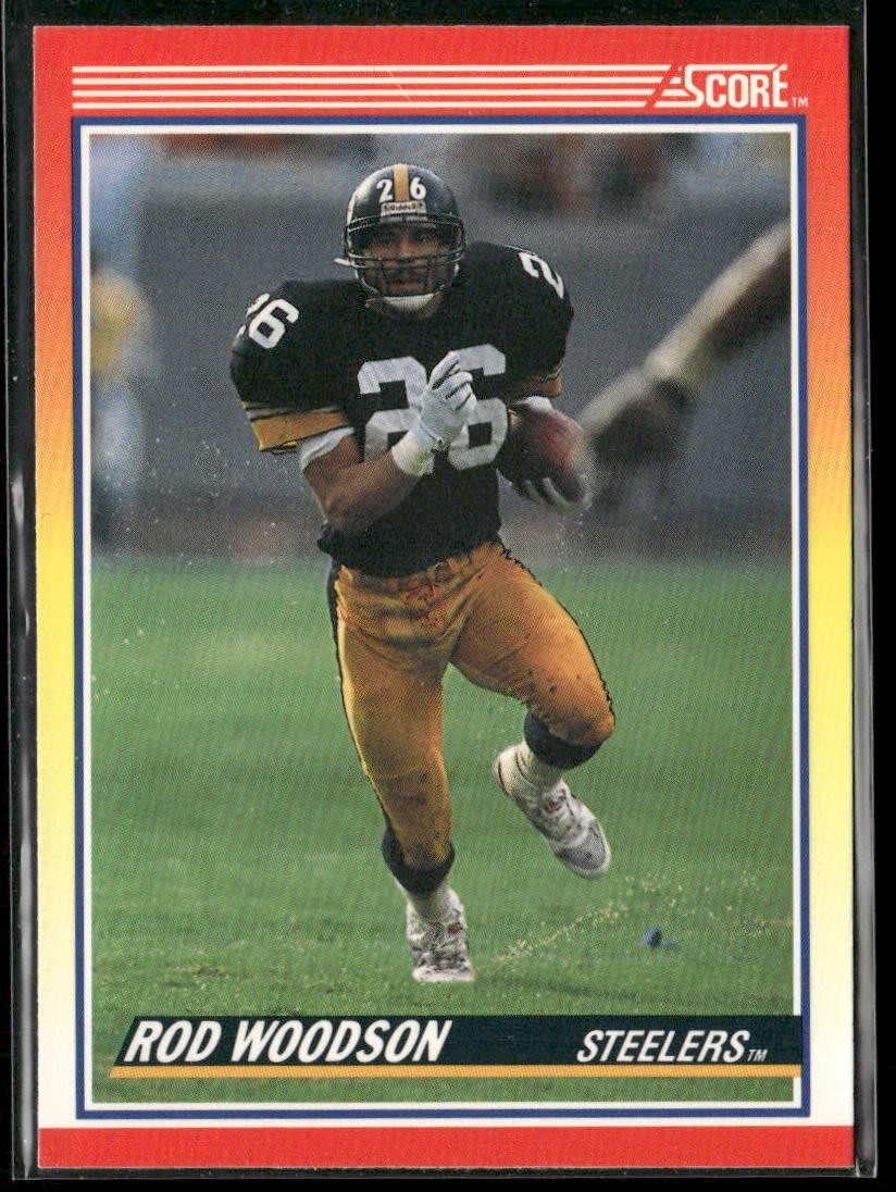 Rod Woodson Player Lot Bundle 10 Different Football Cards RW001 Steelers back