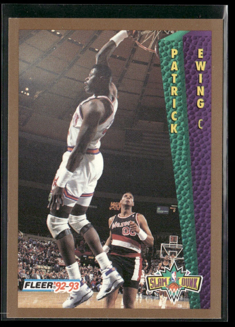 Patrick Ewing Player Lot Bundle 10 Basketball Cards PE005 New York Knicks back