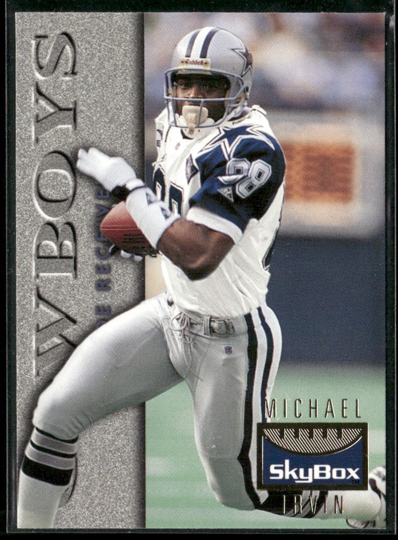 Michael Irvin Player Lot Bundle 10 Different Football Cards MI003 Cowboys back