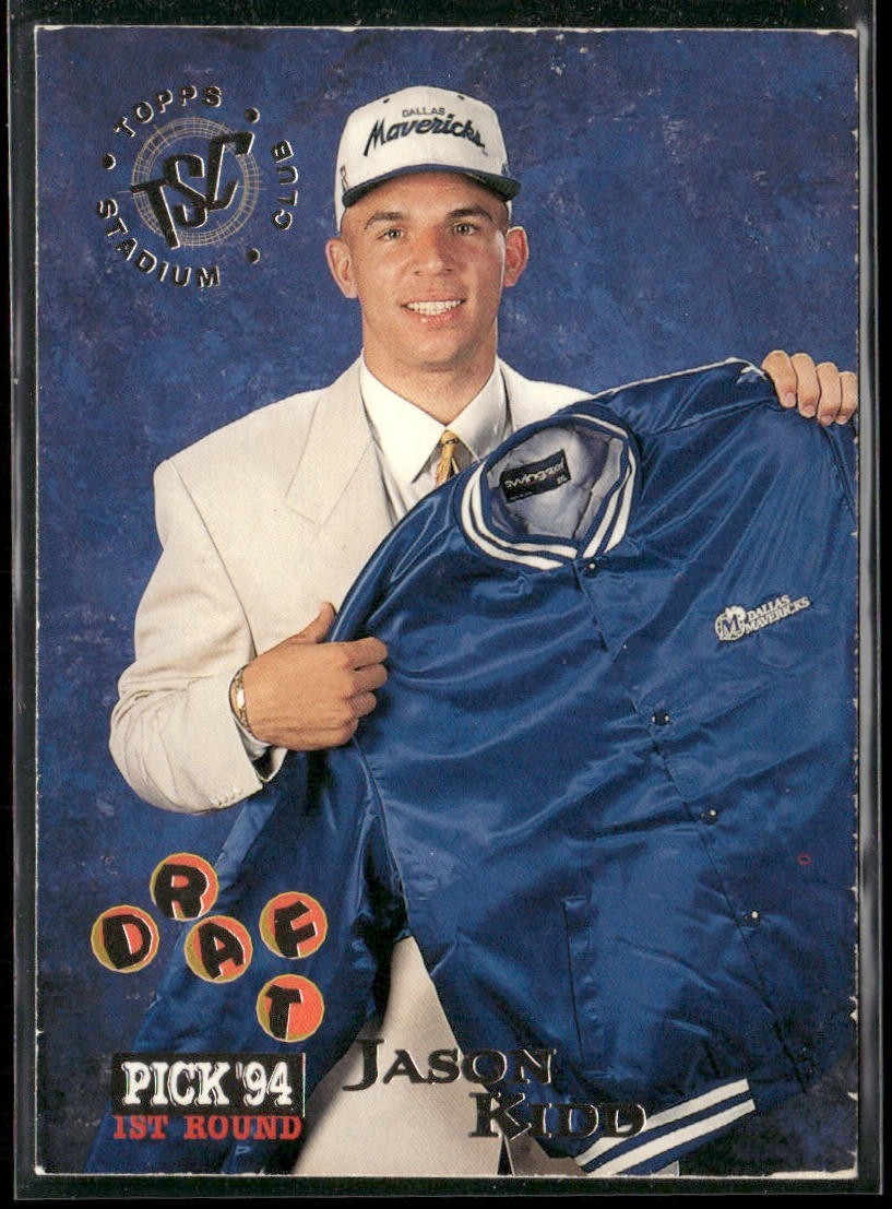 Jason Kidd Player Lot Bundle 10 Basketball Cards JK002 Mavericks 1 RC (Edge Dmg) front