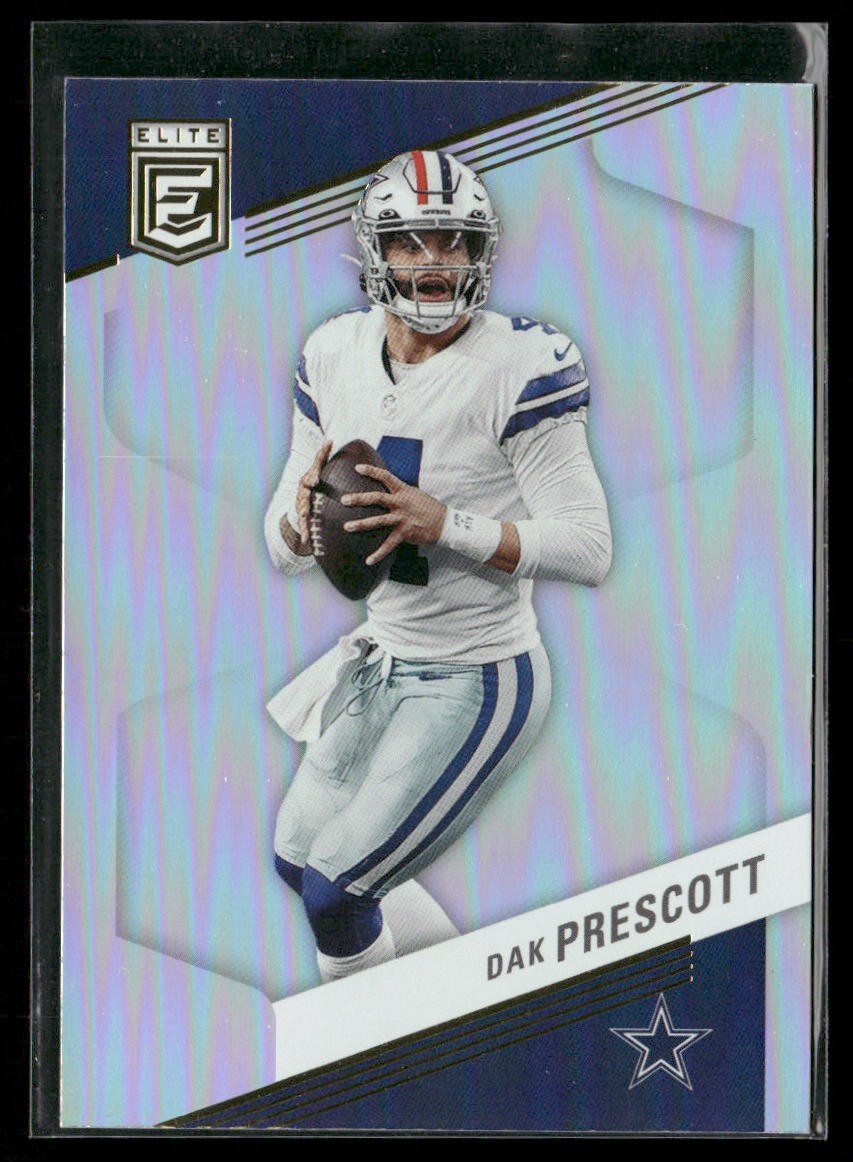 Dak Prescott Player Lot Bundle 10 Different Football Cards DP002 Cowboys back