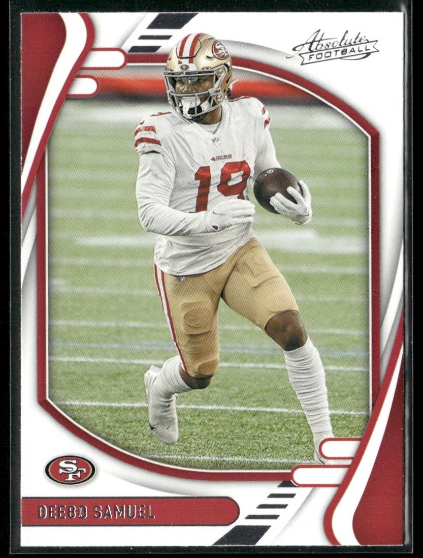 Deebo Samuel Player Lot Bundle 10 Different Football Cards DS002 San Fran 49ers back
