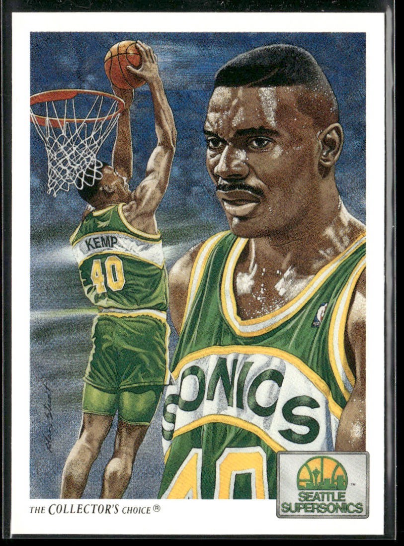 Shawn Kemp Player Lot Bundle 10 Basketball Cards SK005 Supersonics Cavs front